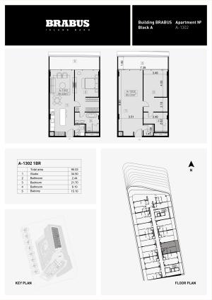 Bakı, yeni tikili 2 otaqlı, satılır, 90 m²  , Sabunçu rayonu, Nardaran qəs.