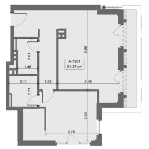 Bakı, yeni tikili 2 otaqlı, satılır, 91.4 m²  , Sabunçu rayonu, Nardaran qəs.