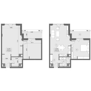 Bakı, yeni tikili 2 otaqlı, satılır, 77.9 m²  , Sabunçu rayonu, Nardaran qəs.
