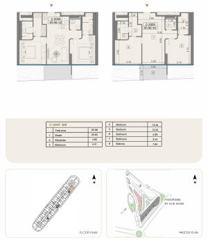 Bakı, yeni tikili 3 otaqlı, satılır, 95.7 m²  , Sabunçu rayonu, Nardaran qəs.