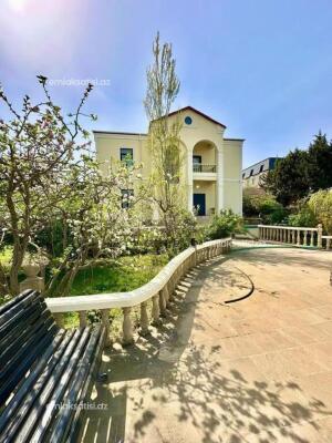 Bakı, həyət evi 6 otaqlı, kirayə, 400 m² , 36 sot , Səbail rayonu, Badamdar qəs.