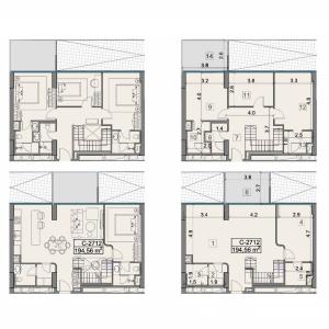 Bakı, yeni tikili 5 otaqlı, satılır, 194.6 m²  , Sabunçu rayonu, Nardaran qəs.