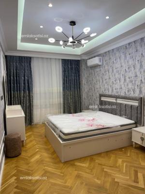 Bakı, yeni tikili 2 otaqlı, kirayə, 91 m²  , Xətai rayonu, Ağ şəhər
