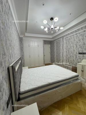 Bakı, yeni tikili 2 otaqlı, kirayə, 91 m²  , Xətai rayonu, Ağ şəhər