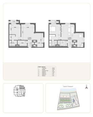 Bakı, yeni tikili 2 otaqlı, satılır, 83.8 m²  , Sabunçu rayonu, Nardaran qəs.