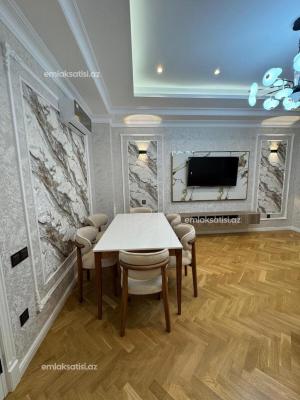 Bakı, yeni tikili 2 otaqlı, kirayə, 91 m²  , Xətai rayonu, Ağ şəhər