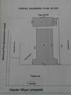 Gəncə, obyekt , satılır, 1200 m²  