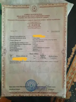 Torpaq, satılır, 12 sot, Bakı, Sabunçu rayonu