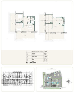 Bakı, yeni tikili 2 otaqlı, satılır, 114.9 m²  , Sabunçu rayonu, Nardaran qəs.
