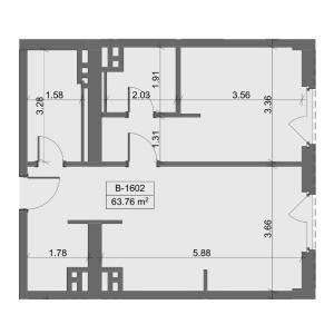 Bakı, yeni tikili 2 otaqlı, satılır, 63.8 m²  , Sabunçu rayonu, Nardaran qəs.