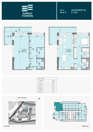 Bakı, yeni tikili 3 otaqlı, satılır, 2 m²  , Sabunçu rayonu, Nardaran qəs.