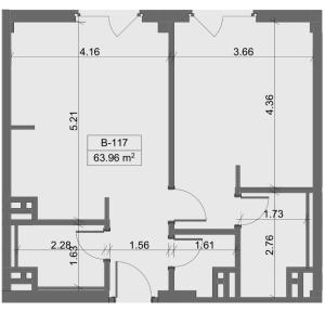 Bakı, yeni tikili 2 otaqlı, satılır, 64 m²  , Sabunçu rayonu, Nardaran qəs.