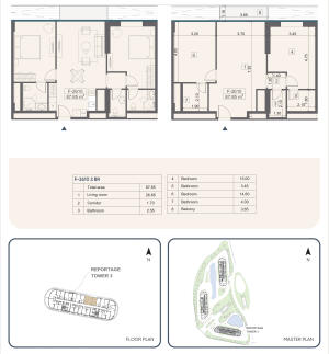 Bakı, yeni tikili 3 otaqlı, satılır, 87.9 m²  , Sabunçu rayonu, Nardaran qəs.