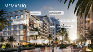 Bakı, yeni tikili 1 otaqlı, satılır, 42.7 m²  , Sabunçu rayonu, Nardaran qəs.