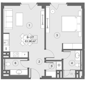 Bakı, yeni tikili 2 otaqlı, satılır, 64 m²  , Sabunçu rayonu, Nardaran qəs.